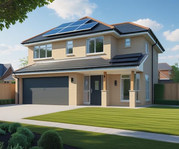 image of new build home uk for electrical website